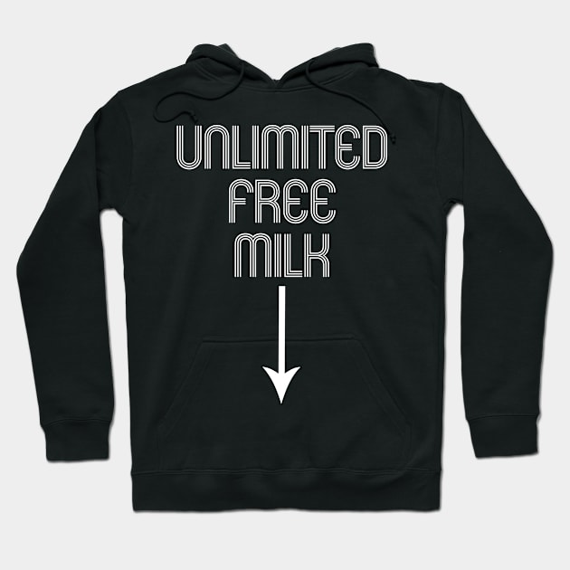 Unlimited Free Milk Hoodie by SquareClub